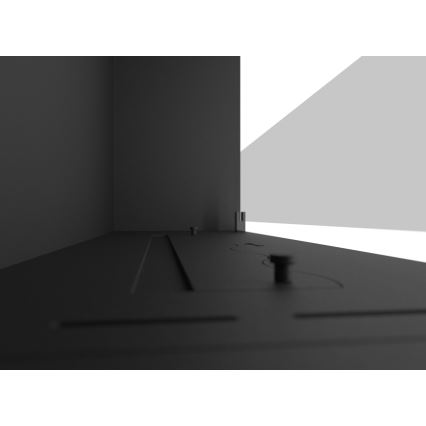 InFire - Cheminée encastrée BIO 49,4x84,4 cm 3,5kW noir