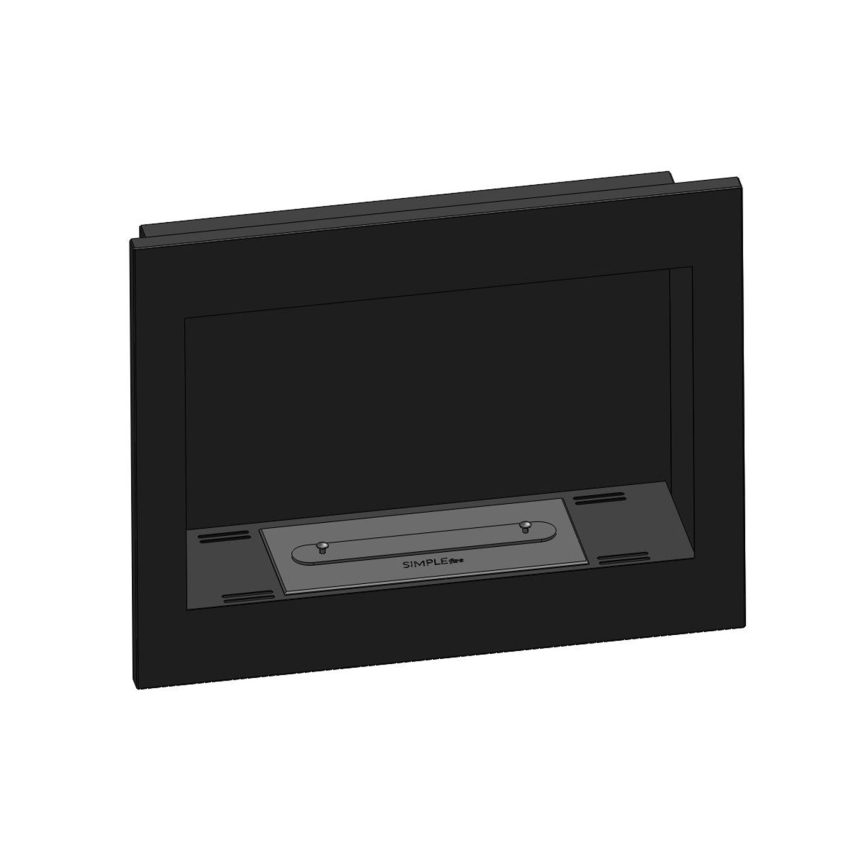 InFire - Cheminée encastrée BIO 49x60 cm 3kW noir