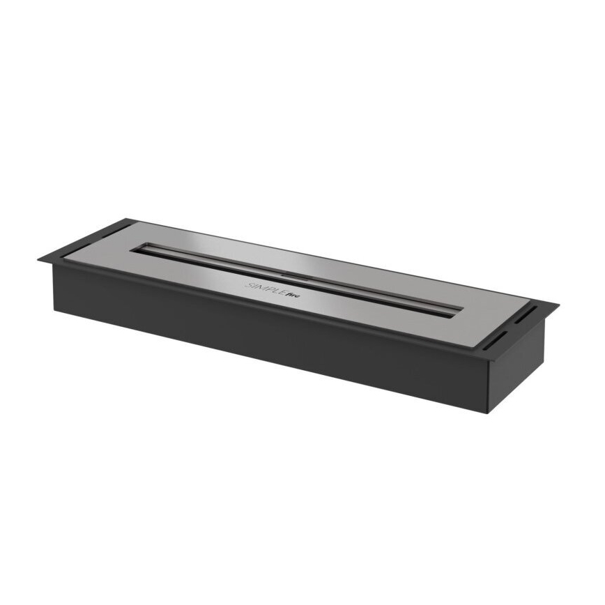 InFire - Cheminée Encastrée BIO 5,5x50 cm 3kW noir