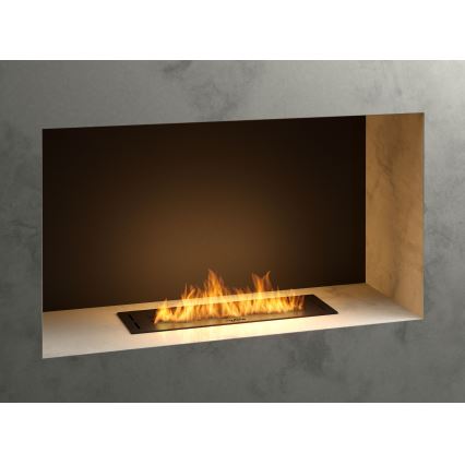 InFire - Cheminée encastrée BIO 7,5x50 cm 3,5kW noir