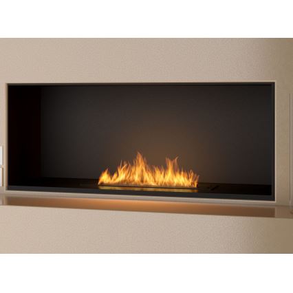 InFire - Cheminée encastrée BIO 7,5x60 cm 3,5kW noir