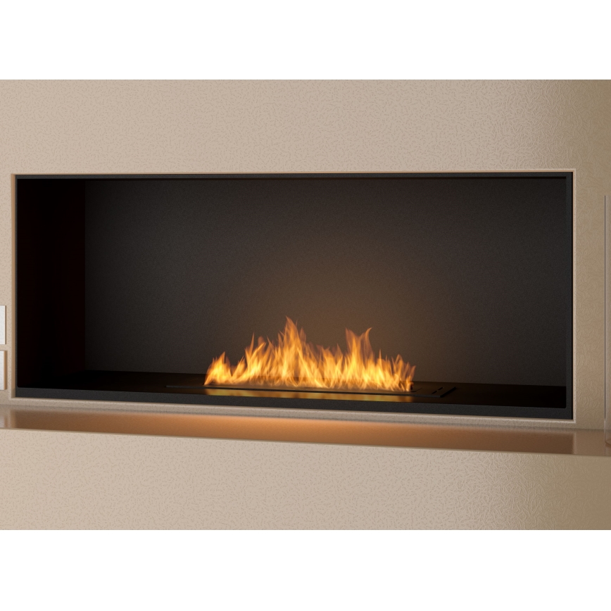 InFire - Cheminée encastrée BIO 7,5x60 cm 3,5kW noir