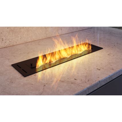InFire - Cheminée encastrée BIO 7,5x60 cm 3,5kW noir