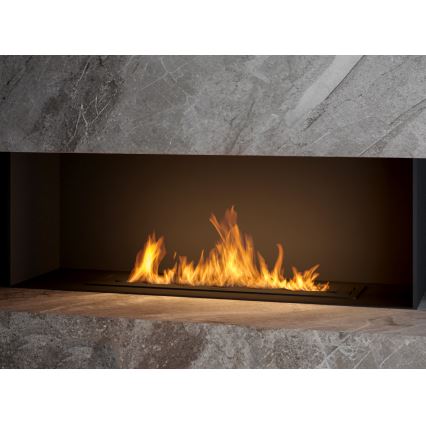 InFire - Cheminée encastrée BIO 7,5x80 cm 6kW noir