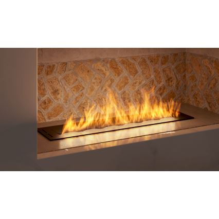 InFire - Cheminée encastrée BIO 7,5x80 cm 6kW noir