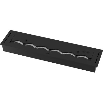 InFire - Cheminée encastrée BIO 7,5x80 cm 6kW noir