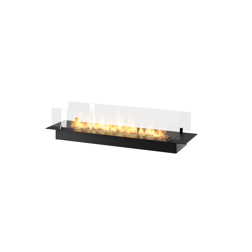 InFire - Cheminée encastrée BIO 8,5x120 cm 6kW noir