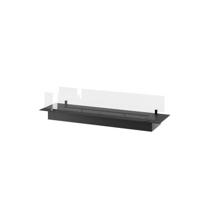 InFire - Cheminée encastrée BIO 8,5x120 cm 6kW noir