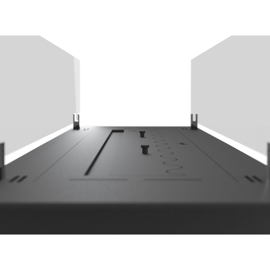 InFire - Cheminée encastrée BIO 8,5x120 cm 6kW noir