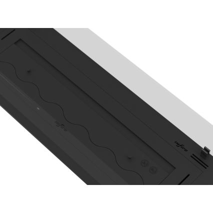 InFire - Cheminée encastrée BIO 8,5x120 cm 6kW noir