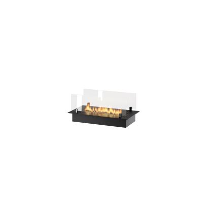 InFire - Cheminée encastrée BIO 8,5x60 cm 3,5kW noir