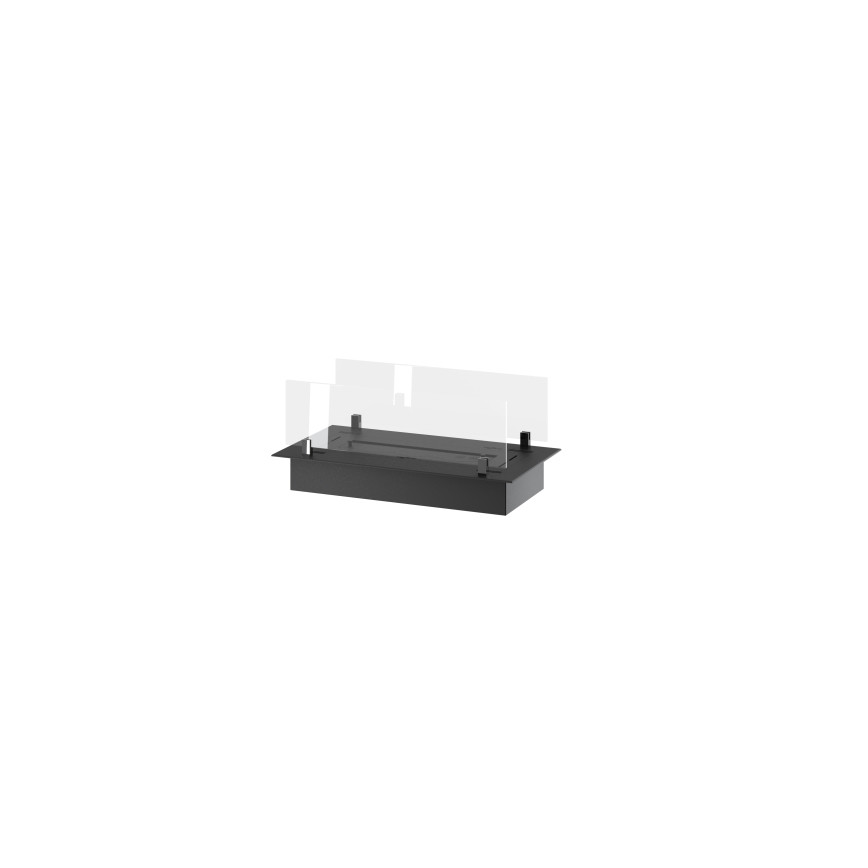 InFire - Cheminée encastrée BIO 8,5x60 cm 3,5kW noir