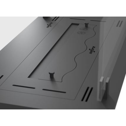 InFire - Cheminée encastrée BIO 8,5x60 cm 3,5kW noir