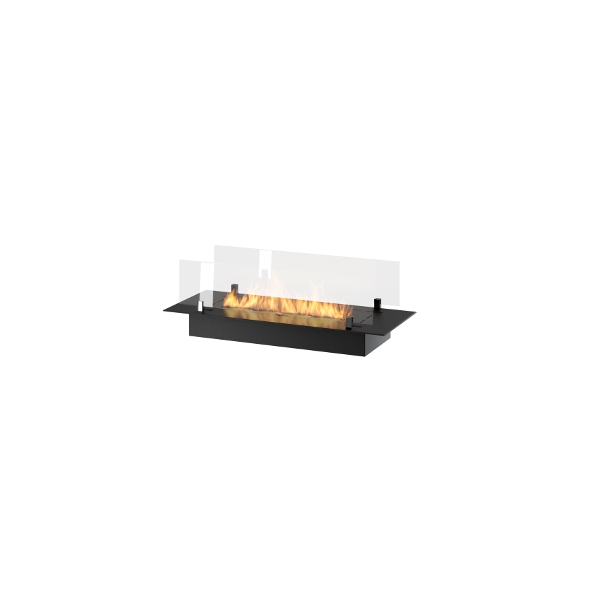 InFire - Cheminée encastrée BIO 8,5x80 cm 3,5kW noir