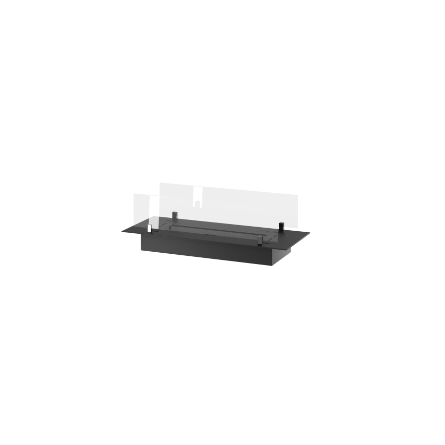 InFire - Cheminée encastrée BIO 8,5x80 cm 3,5kW noir