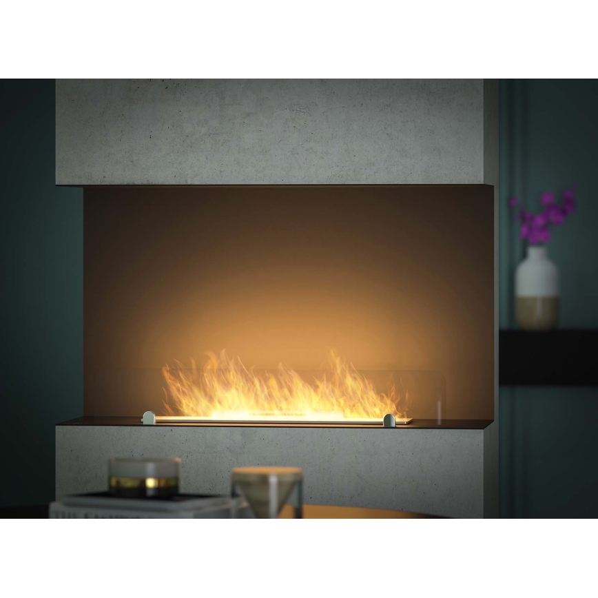 InFire - Cheminée encastrée BIO 80x45 cm 3kW noire