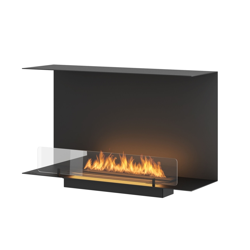 InFire - Cheminée encastrée BIO 80x45 cm 3kW noire