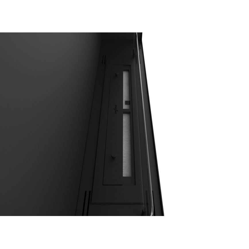 InFire - Cheminée encastrée BIO 90x50 cm 3kW noire