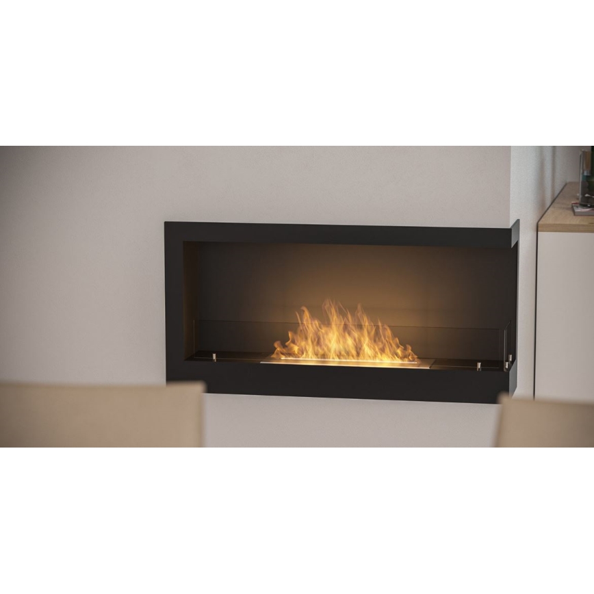 InFire - Coin Cheminée BIO 45x90 cm 3kW noir