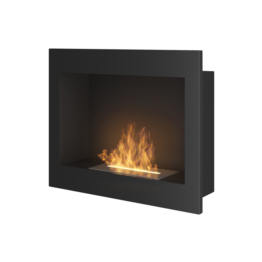 InFire - Integrato Caminetto BIO 49x60 cm 3kW nero
