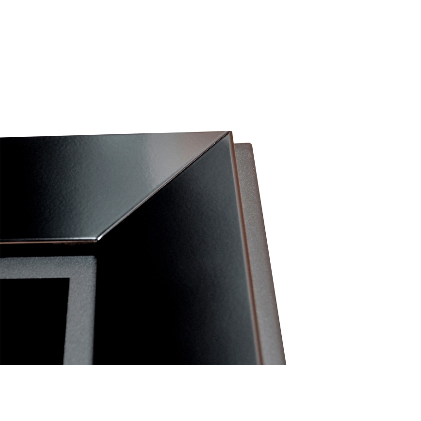 InFire - Integrato Caminetto BIO 49x90 cm 3kW nero