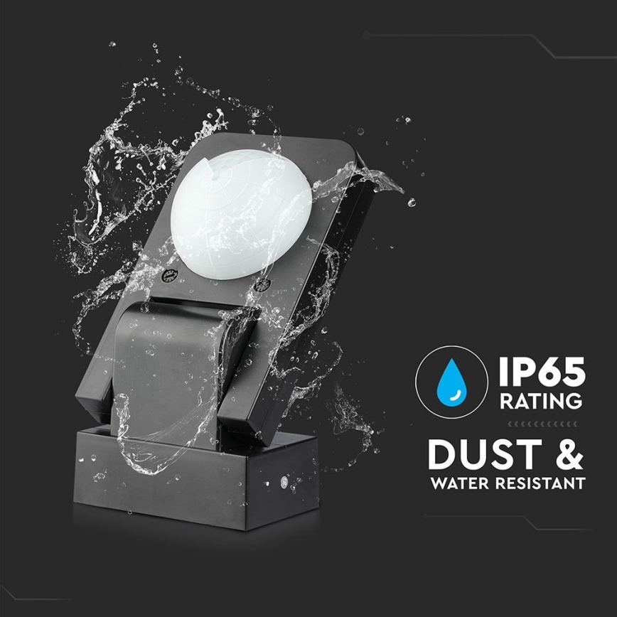 Infrarot-Bewegungsmelder für den Außenbereich 360° 1000W/230V IP65 schwarz
