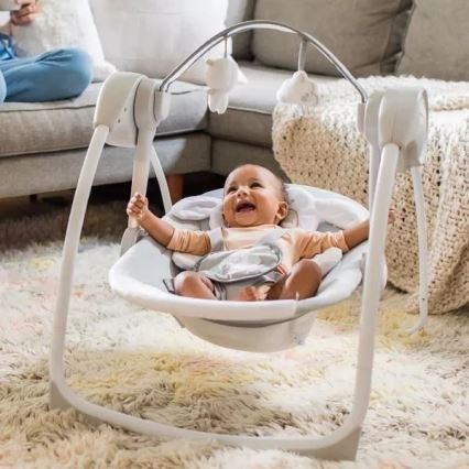 Ingéniosité - Balançoire pour bébé avec mélodie CUDDLE LAMB