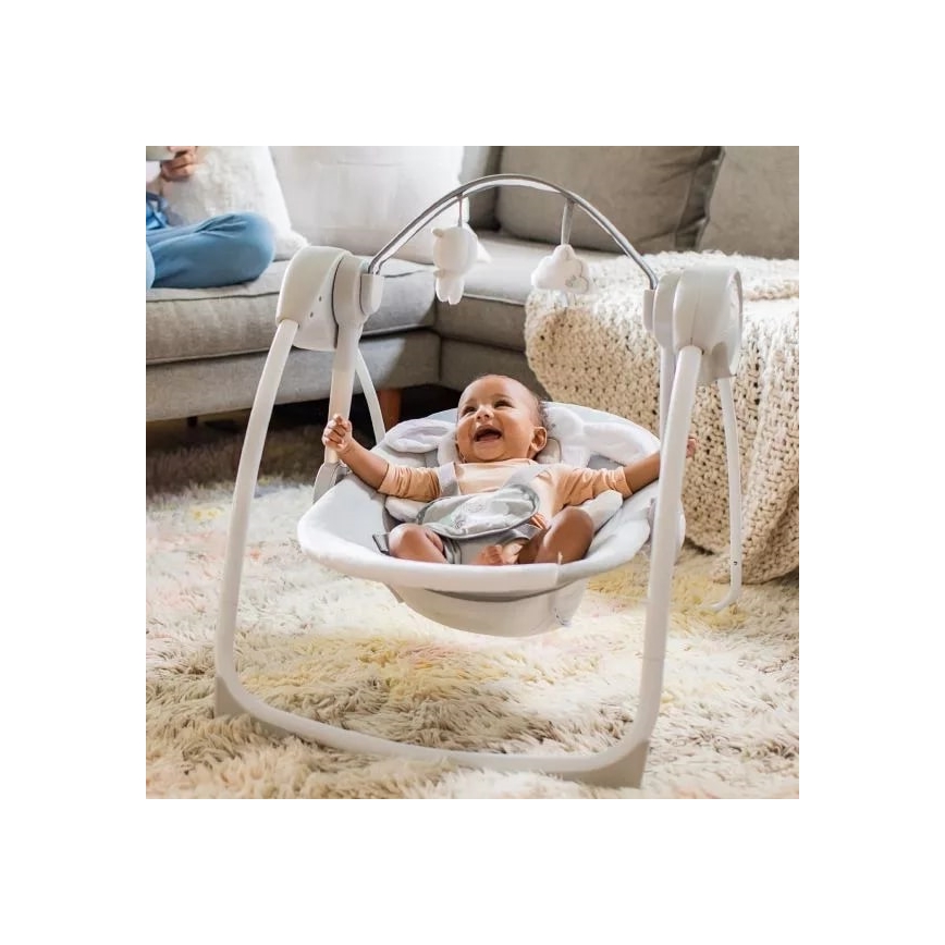 Ingéniosité - Balançoire pour bébé avec mélodie CUDDLE LAMB