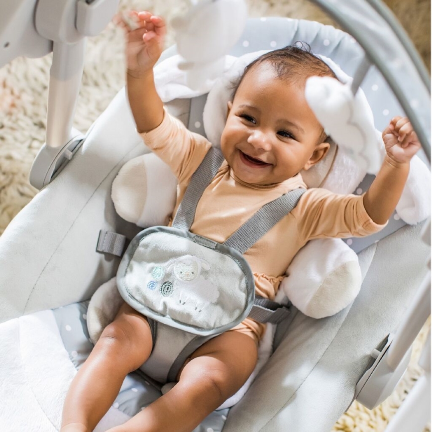 Ingéniosité - Balançoire pour bébé avec mélodie CUDDLE LAMB
