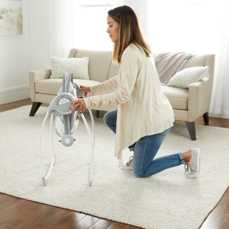 Ingéniosité - Balançoire pour bébé avec mélodie CUDDLE LAMB
