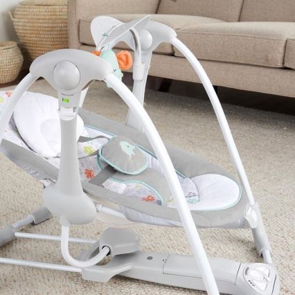Ingéniosité - Balançoire vibrante pour bébé avec mélodie 2en1 WIMBERLY