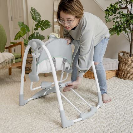 Ingéniosité - Balançoire vibrante pour bébé avec mélodie 2en1 WIMBERLY