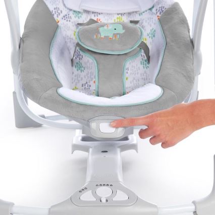 Ingéniosité - Balançoire vibrante pour bébé avec mélodie 2en1 WIMBERLY