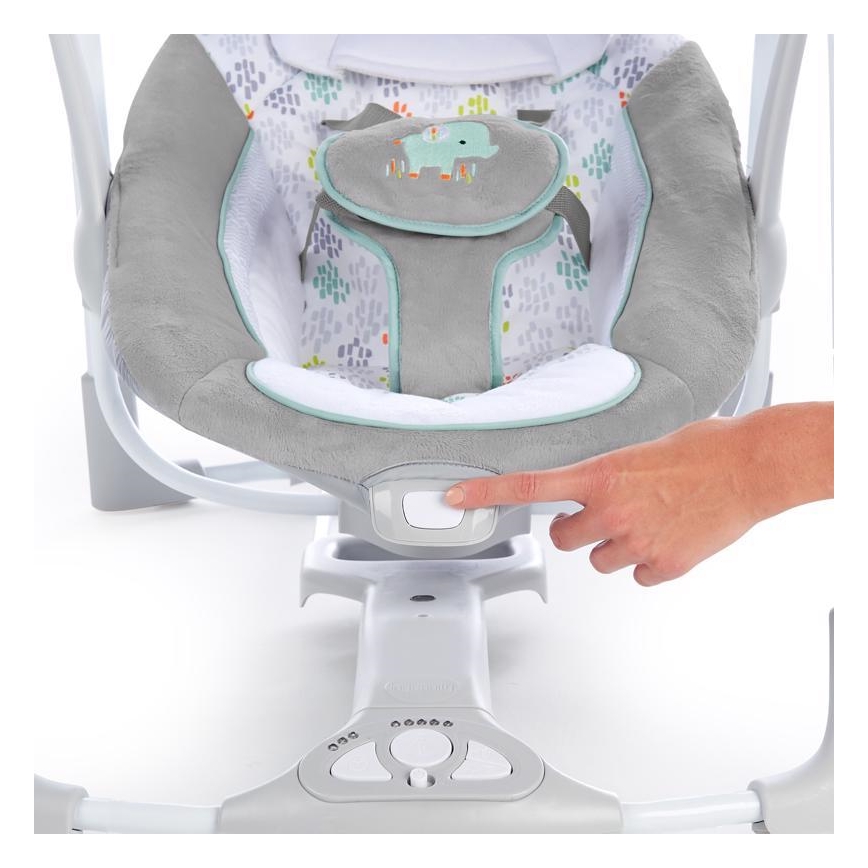 Ingéniosité - Balançoire vibrante pour bébé avec mélodie 2en1 WIMBERLY