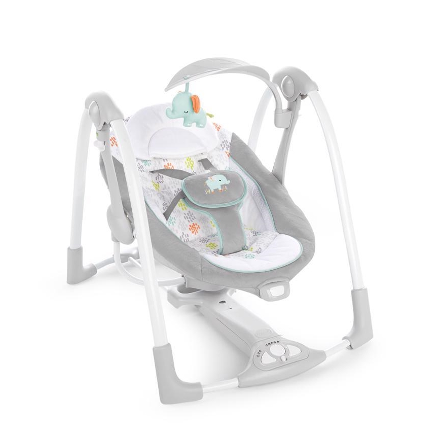 Ingéniosité - Balançoire vibrante pour bébé avec mélodie 2en1 WIMBERLY
