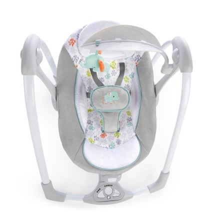 Ingéniosité - Balançoire vibrante pour bébé avec mélodie 2en1 WIMBERLY