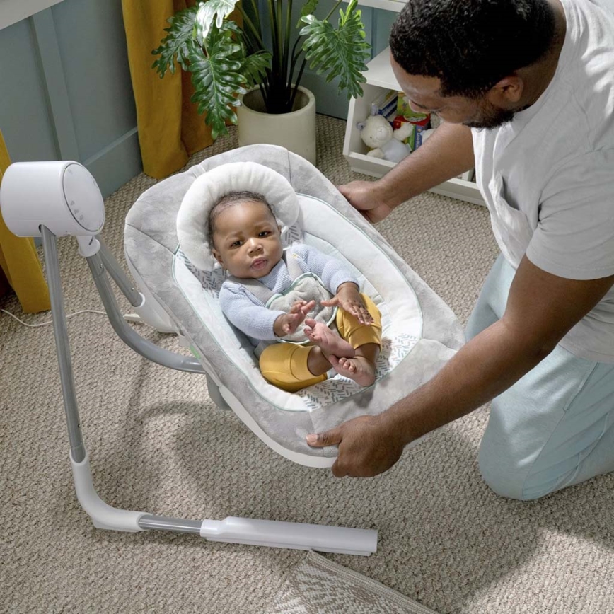 Ingéniosité - Balançoire vibrante pour bébé avec mélodie ANYWAY SWAY