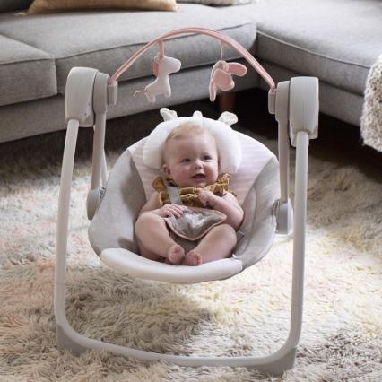 Ingenuità - Altalena per bambini con melodia FLORA L'UNICORNO