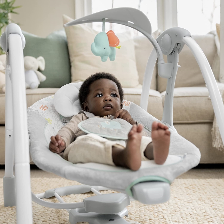 Ingenuity - Baby altalena vibrante con melodia 2in1 WIMBERLY