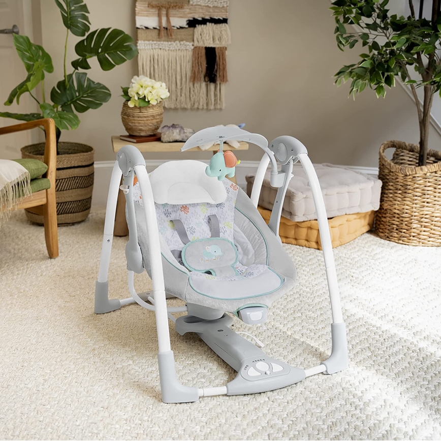 Ingenuity - Baby altalena vibrante con melodia 2in1 WIMBERLY