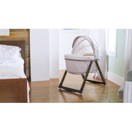 Ingenuity - Baby-Schaukelbett CARRINGTON grau/braun