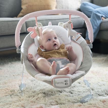 Ingenuity – Baby-Schwingliege mit Melodie FLORA THE UNICORN