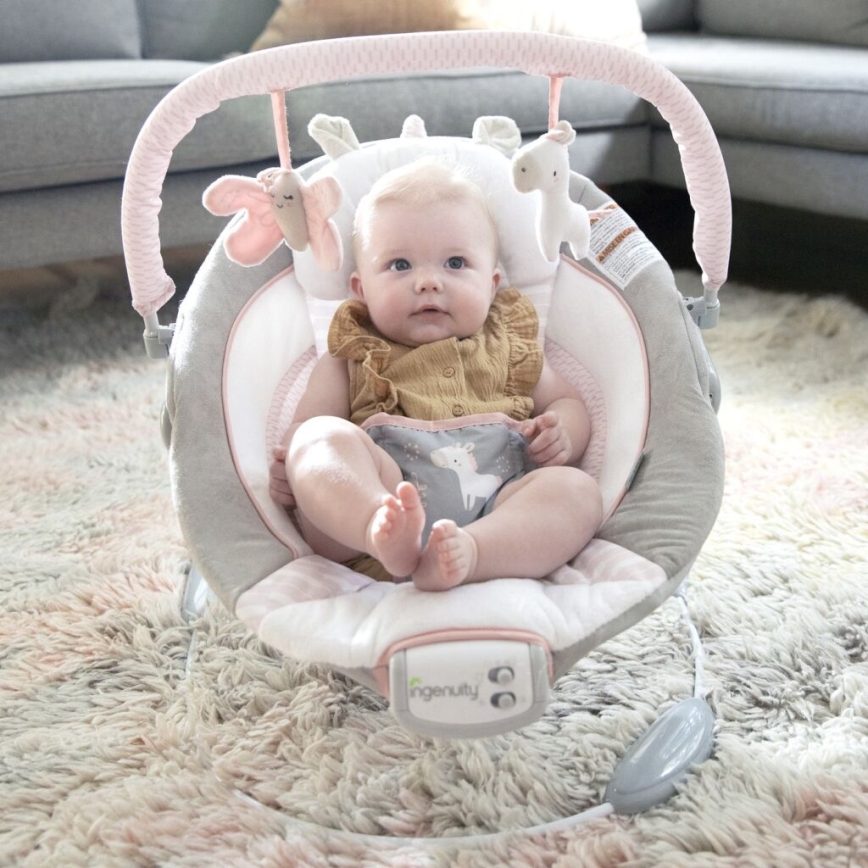 Ingenuity – Baby-Schwingliege mit Melodie FLORA THE UNICORN
