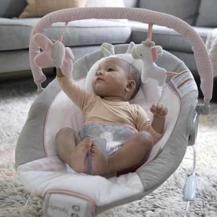 Ingenuity – Baby-Schwingliege mit Melodie FLORA THE UNICORN