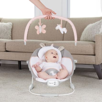 Ingenuity – Baby-Schwingliege mit Melodie FLORA THE UNICORN
