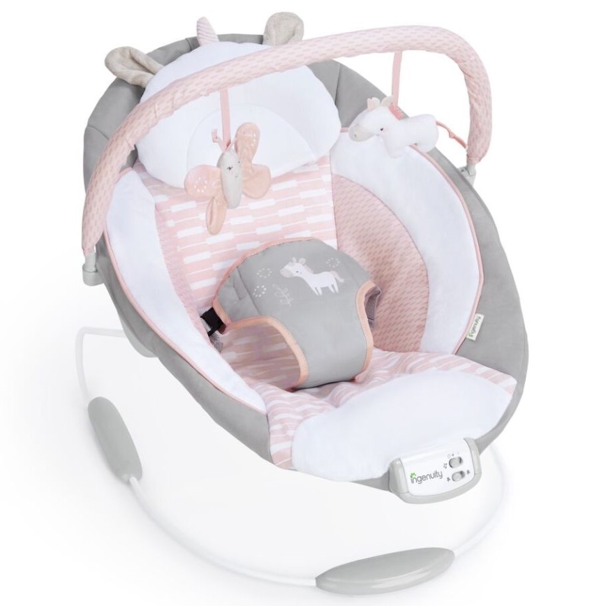 Ingenuity – Baby-Schwingliege mit Melodie FLORA THE UNICORN