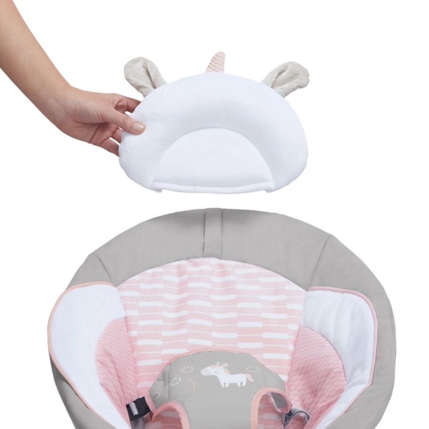Ingenuity – Baby-Schwingliege mit Melodie FLORA THE UNICORN