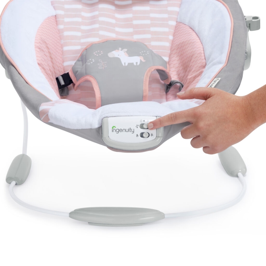 Ingenuity – Baby-Schwingliege mit Melodie FLORA THE UNICORN