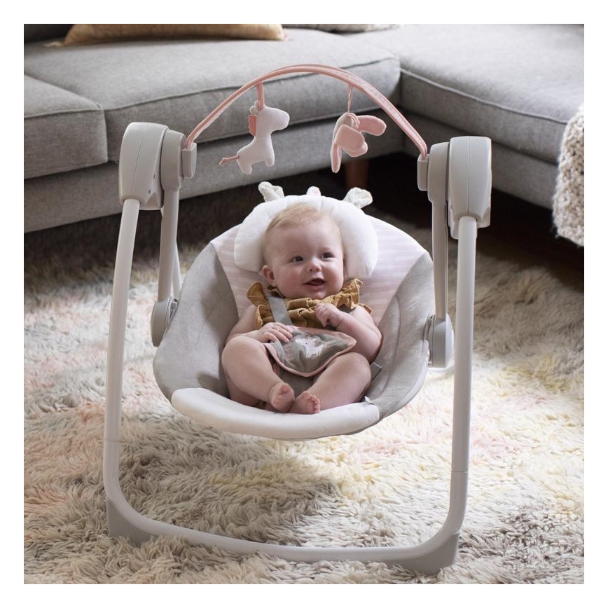 Ingenuity - Baby swing avec melody FLORA THE UNICORN