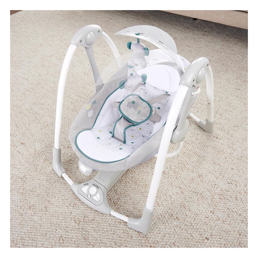 Ingenuity - Baby-Vibrationsschaukel mit Melodie 2in1 NASH